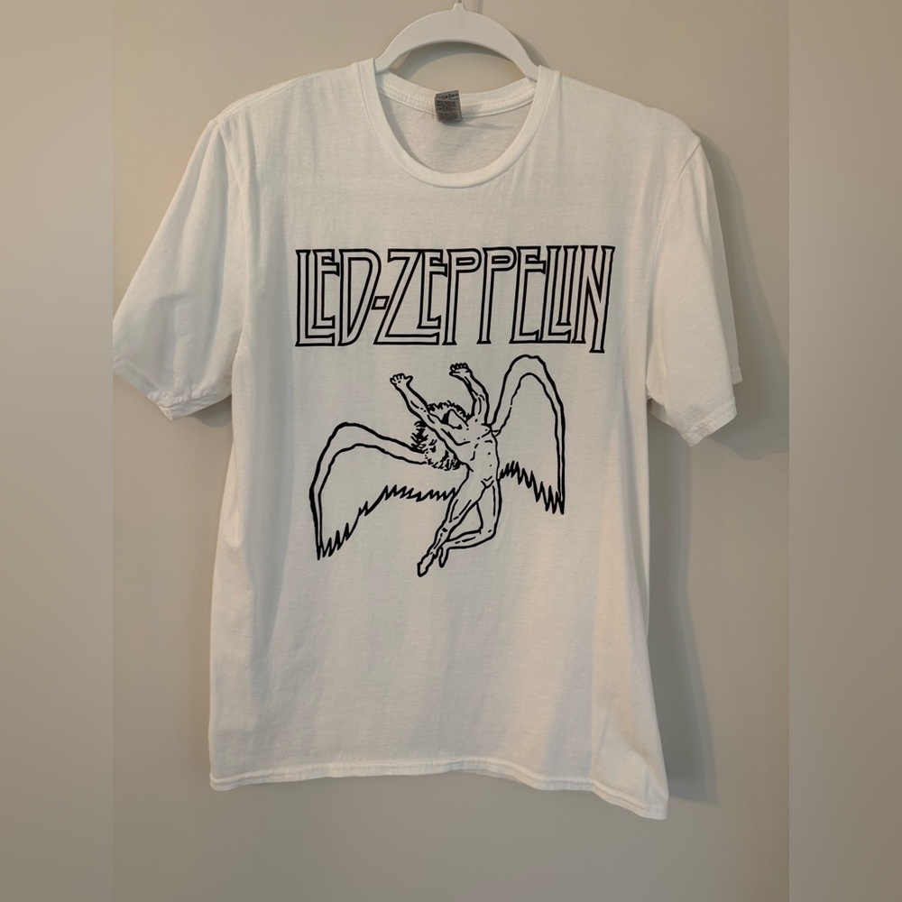 Led Zeppelin Graphic Band Tee Adult Medium Gildan Classic Rock Shirt - Picture 2 of 8